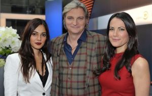 Die Paten für die Preisträger (v.l.): Nilam Farooq, Stefan Jürgens, Bettina Zimmermann.