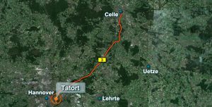 Die Männer sind von Celle nach Hannover gefahren