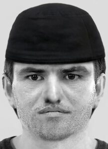 Ein Phantombild der Kriminalpolizei Viersen, mit dem ein Mann wegen versuchter Vergewaltigung in Nettetal gesucht wird.