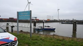 Der Fundort der Leiche: Die Waal bei Winssen.