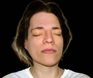 KI-rekonstruiertes Gesicht der toten Eva-Maria Pommer