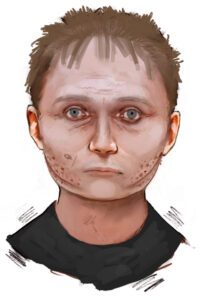 Phantombild eines Tatverdächtigen.