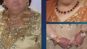 Auf den Aufnahmen sind ein paar der geraubten Schmuckstücke zu sehen.