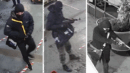 Diese Männer werden wegen des Raubüberfalls gesucht.