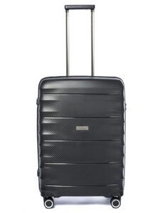 Vergleichsstück eines schwarzen Hartschalenkoffers, den die Täter mitgenommen haben. Marke: EPIC, Modell: Jetstream SL.